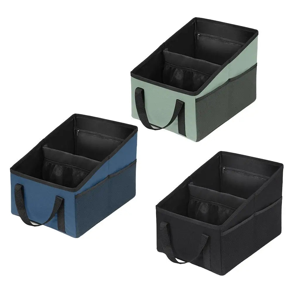 Car Seat Organizer, Foldable Car Storage Organizer Rear Seat Large Storage Bag  For Car SUV Truck Truck Travel Accessories