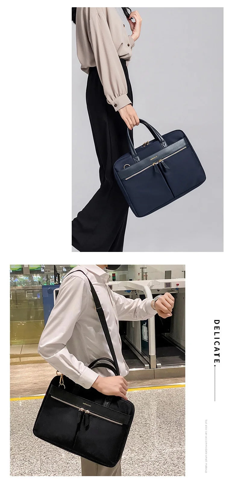 Laptop Bag 13.3,14,15.4,15.6,16 Inch,Briefcase Man Lady Women Shoulder Messenger Case For Macbook Air Pro Notebook Computer PC