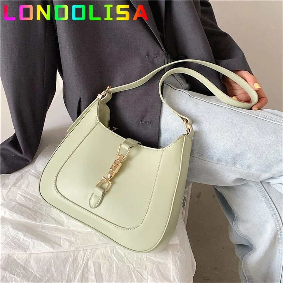 Luxury Brand Purses and Handbag Top End Quality Designer Leather Shoulder Crossbody Bag for Women 2022 Fashion Underarm Girl Sac