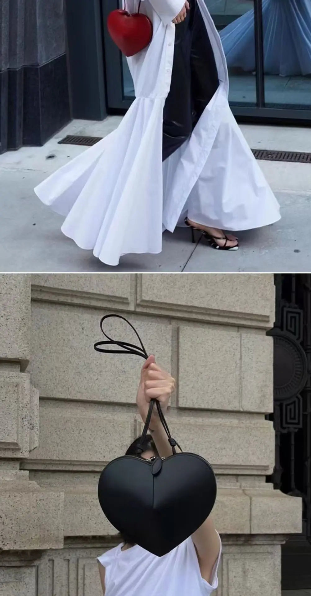 2025 high-texture love bag, mobile phone bag, genuine leather shoulder messenger bag, star heart-shaped bag of the same style