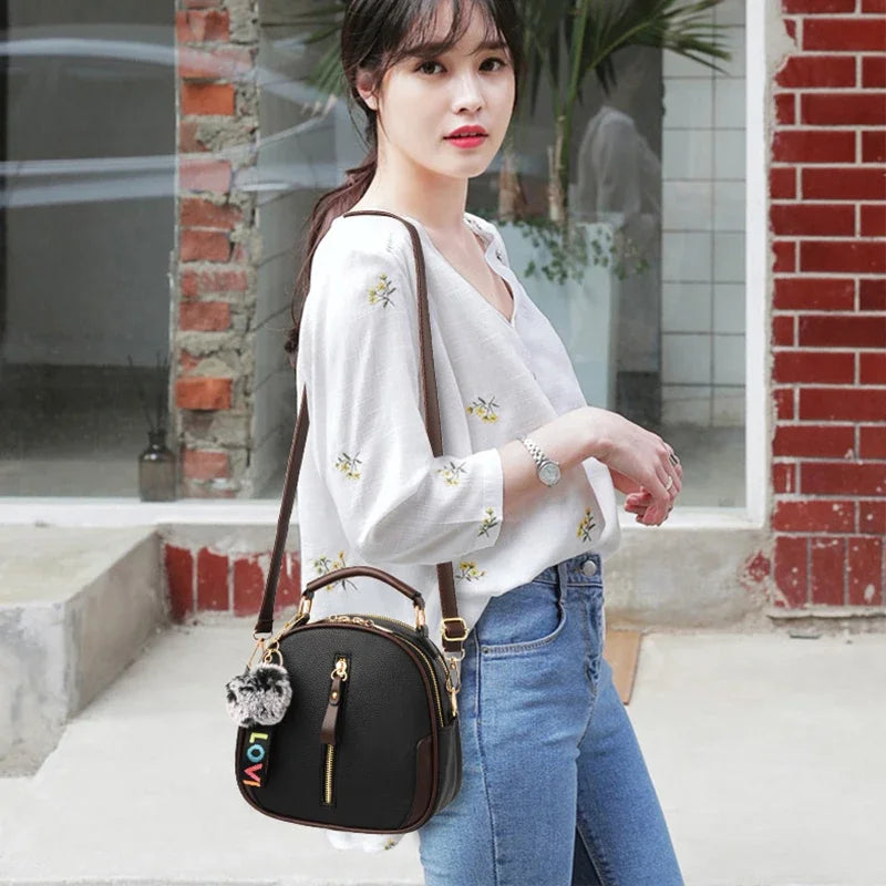 Luxury Handbags Women Bags Designer PU Leather Solid Color Messenger Bag Fashion Shoulder Crossbody Bags Girls Tassen Tote