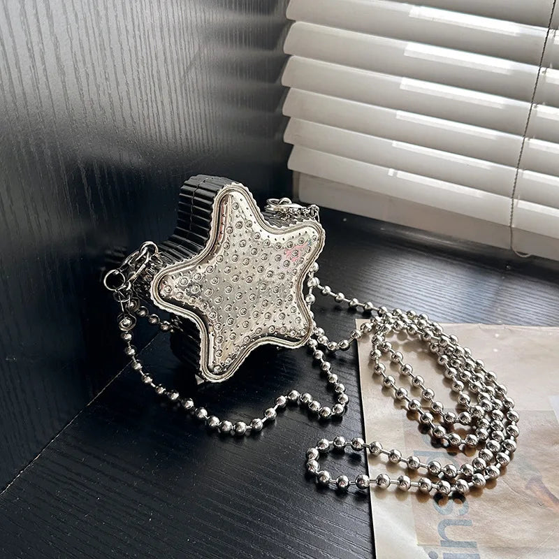 Premium Niche Mini Box Bag - 2025 Women's Star Design, Chain Shoulder & Messenger Style