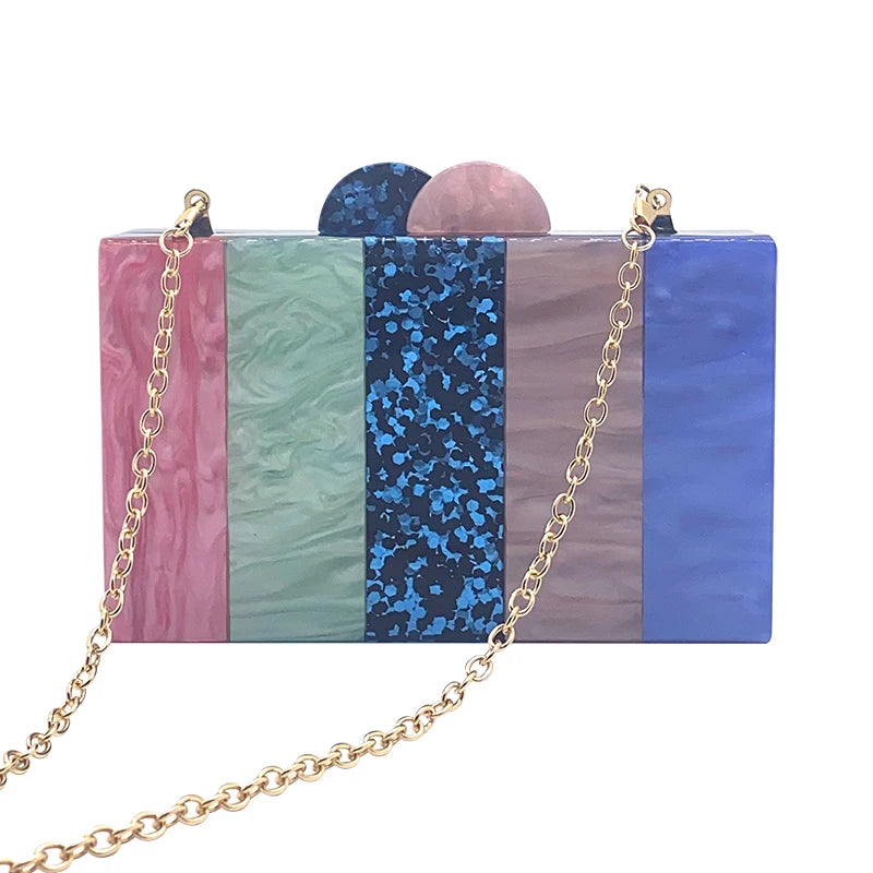 Evening Bag For Women Brand Clutch Fashion Purse Luxury Designer Handbag Wedding Party Prom Mini Shoulder Crossbody Cosmetic Bag