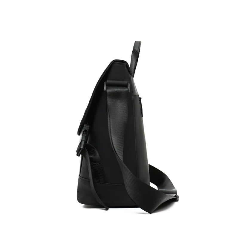 Fashion trend simple atmosphere high-density waterproof fabric casual business men's shoulder handbag crossbody bag masculinity