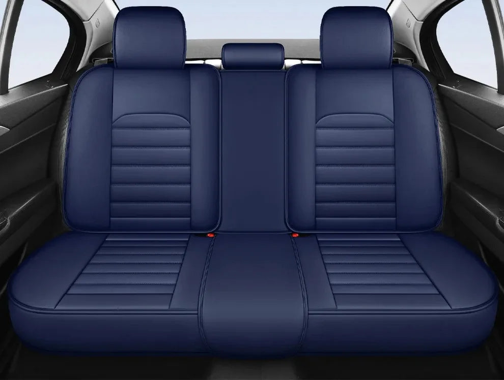 Ultra-Comfy & Durable Full-Wrap Leather Car Seat Covers – Premium Craftsmanship, All-Season, Universal Fit for Most Vehicles