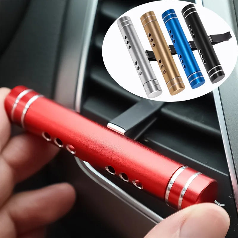 Car Vent Aroma Clip Creative Auto Diffuser Solid Perfume Decorative Accessories Multiple Scents and Colours Car Air Freshener