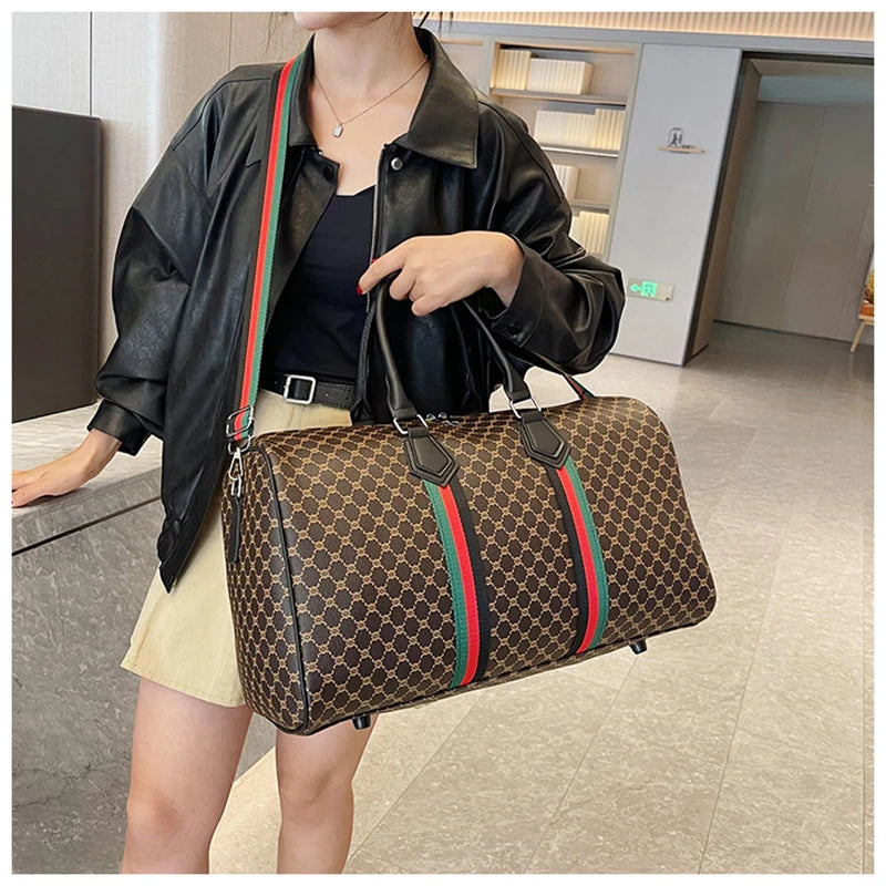 Luxury Travel Women's Bag Duffle Totes Gym Sports Fitness Business Large Capacity Casual Luggage Handbag Outdoor Weekend Bag