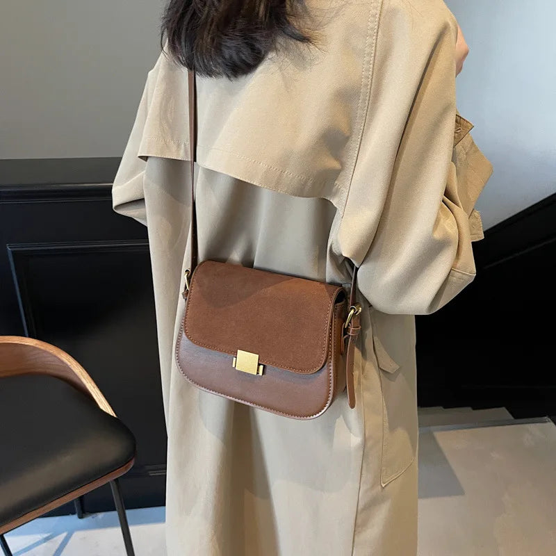 Fashionable Matte Ladies' Bag Versatile Crossbody Underarm Single Shoulder Bag Stylish Accessory for Casual Travel