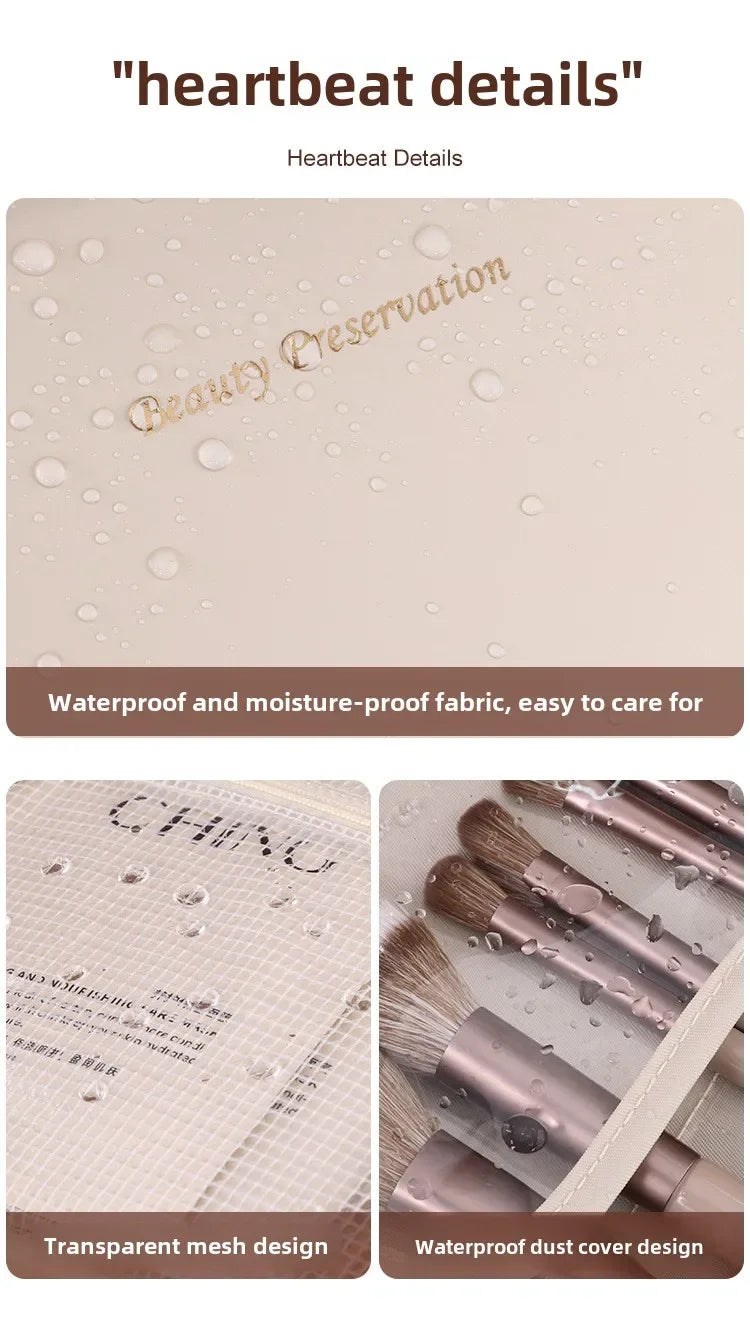 Luxury Women's Cosmetic Bag Double Layer Large Capacity Travel Makeup Bag Organizer Essential for Traveling