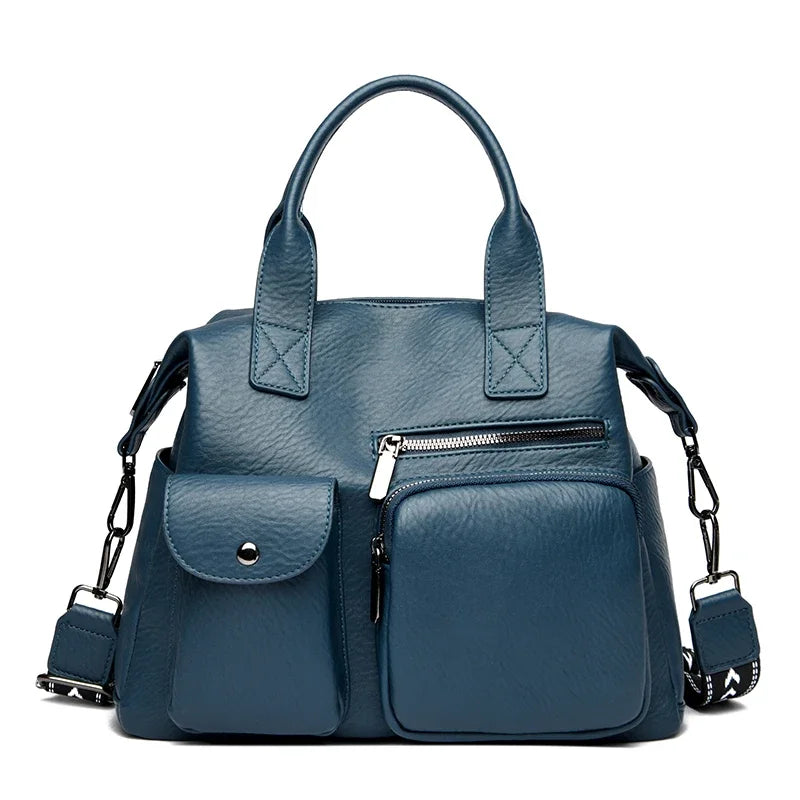 Luxury Shopping Handbags Female Shoulder Bags Designer PU Leather Crossbody Bags for Women Large Capacity Messenger Bag Tote