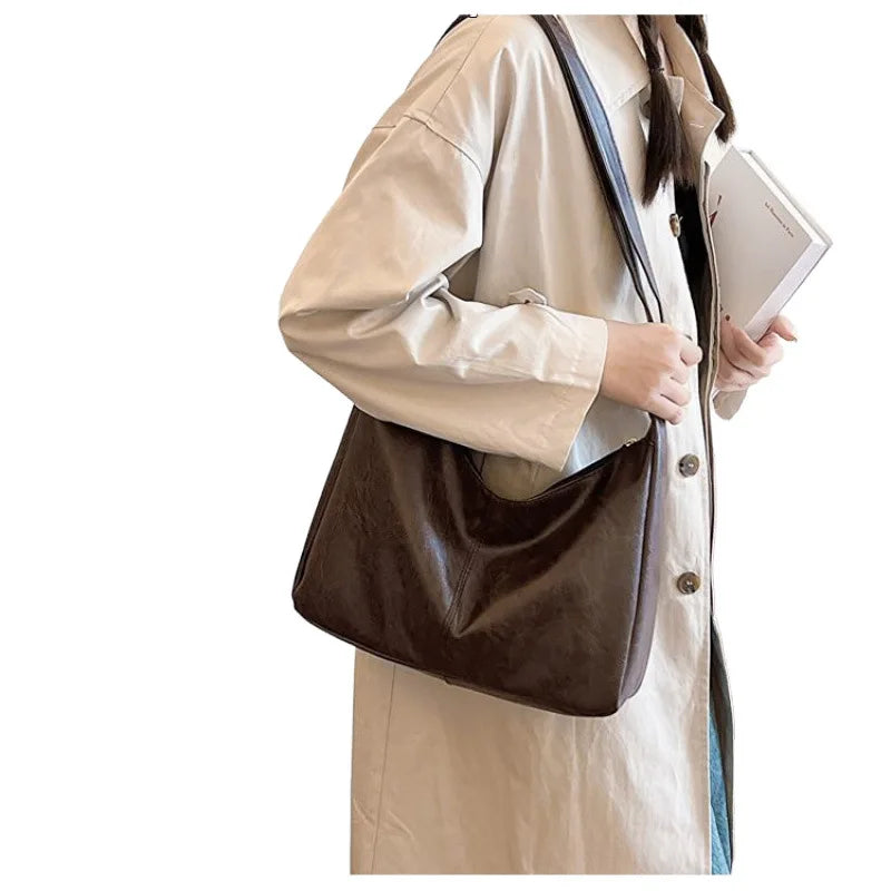 Women's Large Capacity Tote Bag Handbag & Crossbody Bag Versatile for Work, Travel, Everyday Use - Durable & Easy-Clean Handbags