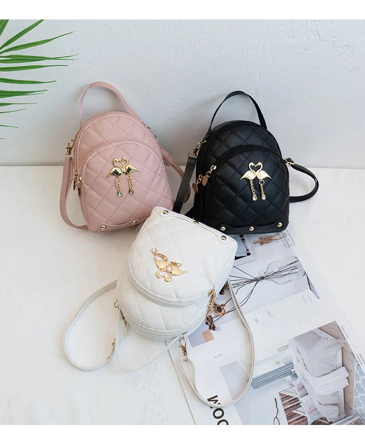 Women's Bags 2021 Fashion Backpack for Students Embroidered Small Backpack New Style