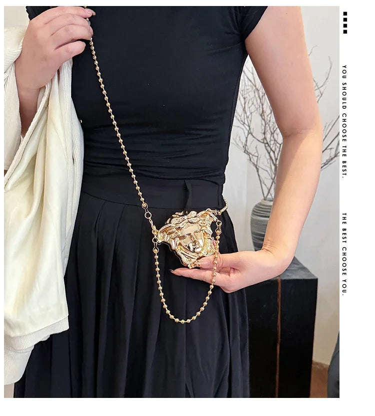 Luxury Designer Women's Leather Crossbody Bag Elegant Shoulder Handbag For Ladies Classic Stylish Tote Messenger Purse