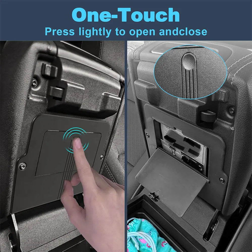 Car Armrest Hidden Storage for Chevy Colorado/GMC Canyon LT/WT 2023 2024 2025 Center Console Secret Organizer Box Accessories
