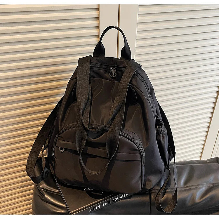 2025 New Leisure Trendy Light Luxury Handbag oulder Bag Korean Japanese Sle Multi-Use Lazy Wind Dual-Purpose Bapa