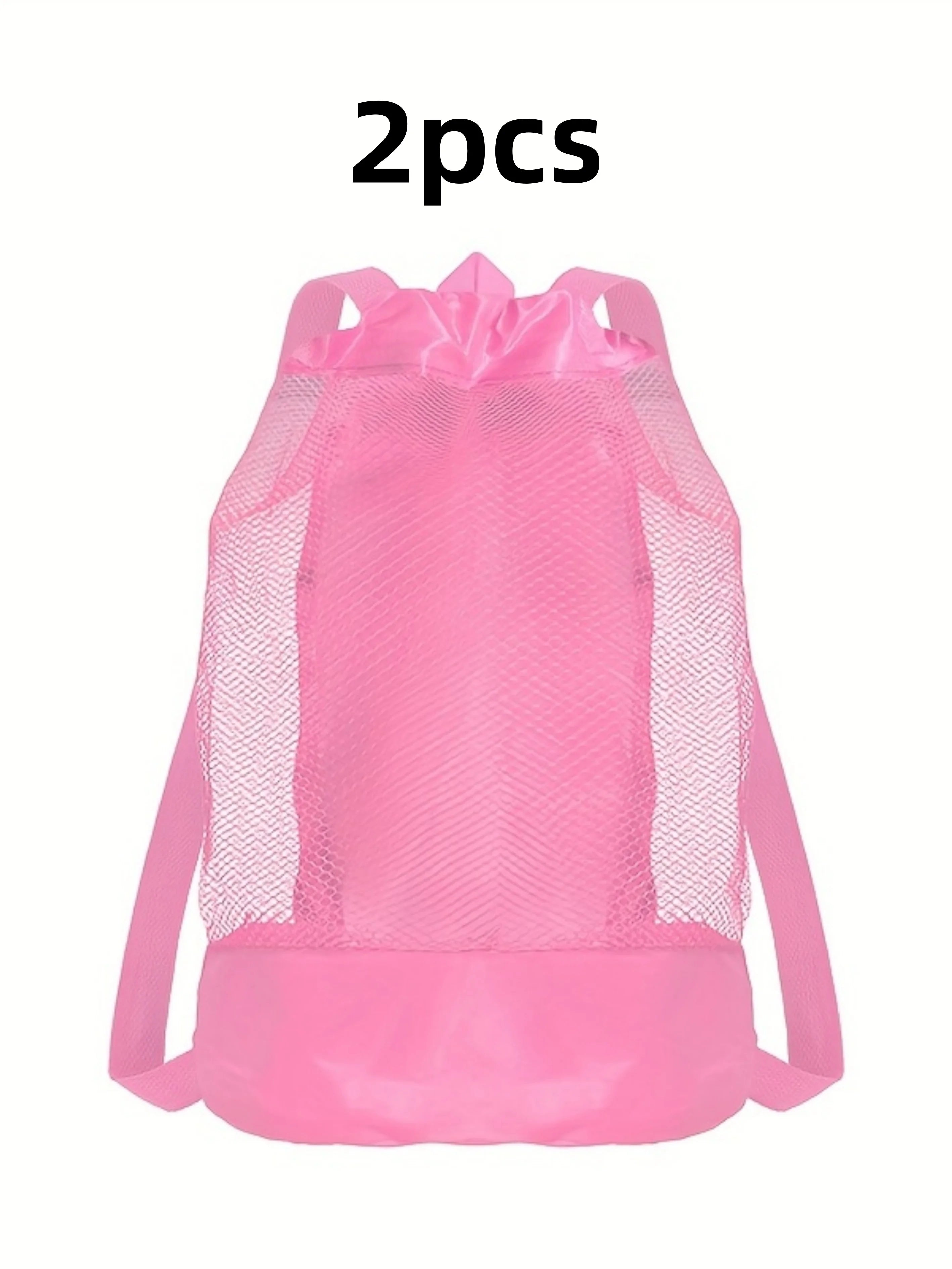 Beach toy bag, double-shoulder style, large capacity, essential for seaside activities,convenient to carry,perfect birthday gift