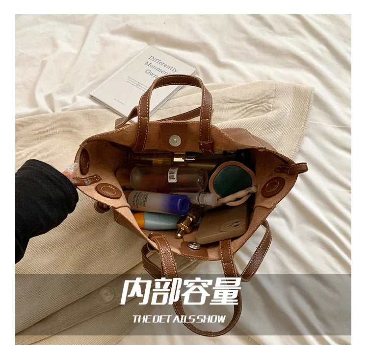 New Handheld Tote Bag Large Capacity Fashionable Women's Bag Premium Single Shoulder Underarm Bag Trousses De L’épaule