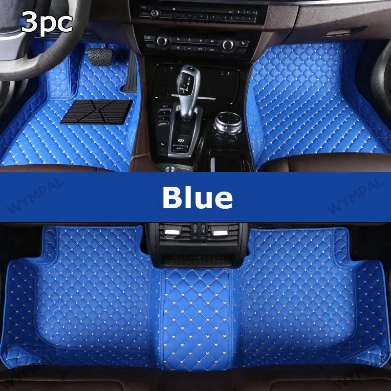 Car Floor Mats For Ford Fiesta Mk6 Mark VI Mk7 WS WT WZ 2009~2016 Anti-dirt Pads Car Carpet Non-slip Auto Rug Car Accessories