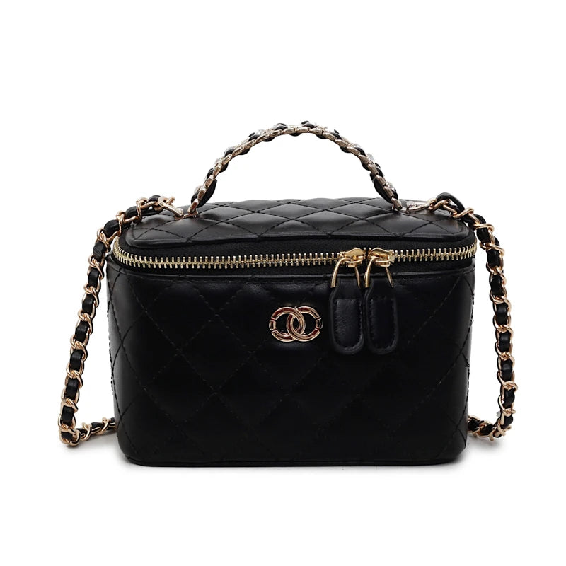 Luxury Brand Ladies Genuine Leather Messenger Bag, Elegant Shoulder Handbag By Famous Designer, Popular Crossbody Tote Bags