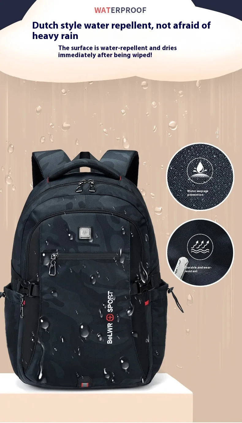 Backpack Primary School Middle School Students High School Bags Large Capacity Ultra-light Load Reduction Outdoor Travel Busines