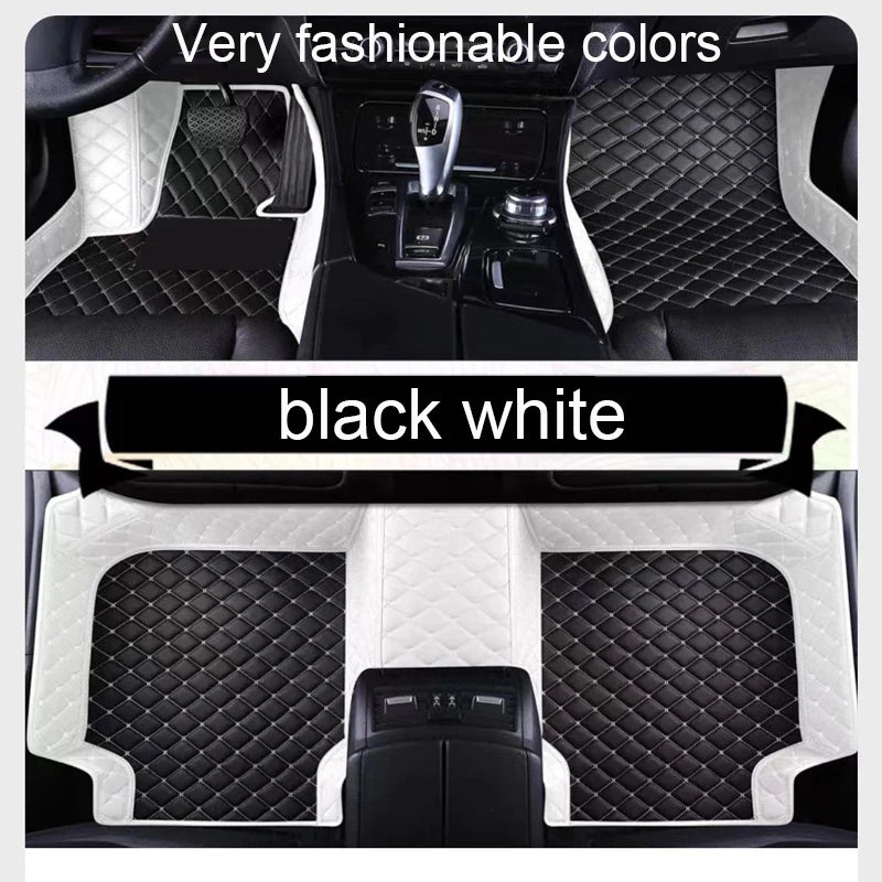 Car Floor Mats For Ford Fiesta Mk6 Mark VI Mk7 WS WT WZ 2009~2016 Anti-dirt Pads Car Carpet Non-slip Auto Rug Car Accessories