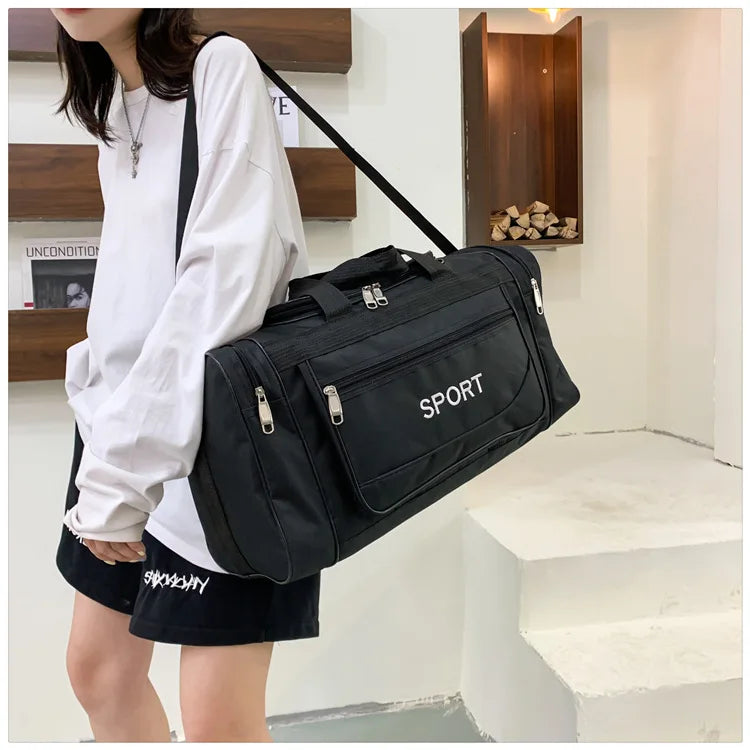 Travel Duffel Bag Carry on Luggage Bag Men Tote Large Capacity Weekender Gym Bags Sport Holdall Overnight Bag Pouches