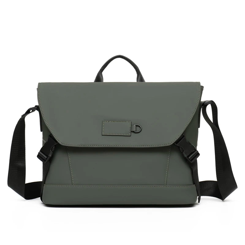 Fashion trend simple atmosphere high-density waterproof fabric casual business men's shoulder handbag crossbody bag masculinity