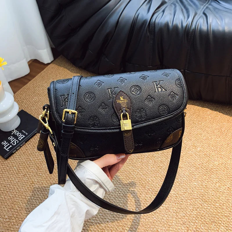 New Mailman Baguette Bag for Women, High-end Portable Shoulder Bag, Temperament Messenger Style, Fashionable and Versatile Style