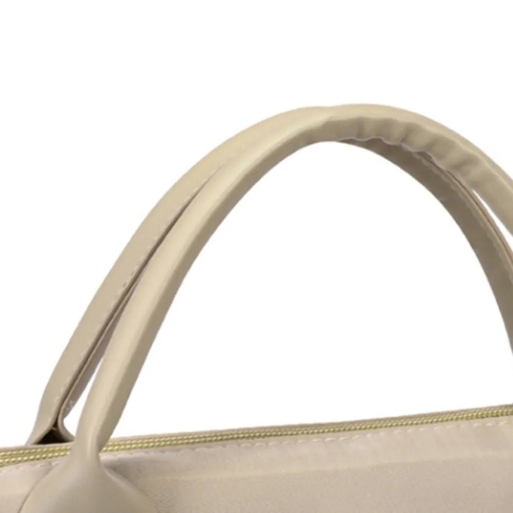 15.6inch Portable Laptop Bags Shoulder Strap with Handle Laptop Handbag Lightweight Solid Color Notebook Sleeve Bag Travel