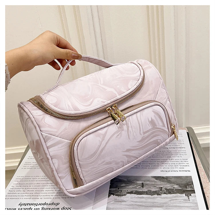 2025 New Luxury Portable Makeup Bag Cosmetics Storage Cases Large Capacity Organizer Travel Toiletry Wash Bag Multifunction Bags