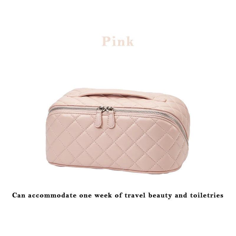 Makeup bag for women 2025 new high-end light luxury high-end large capacity portable travel storage bag bag accessories