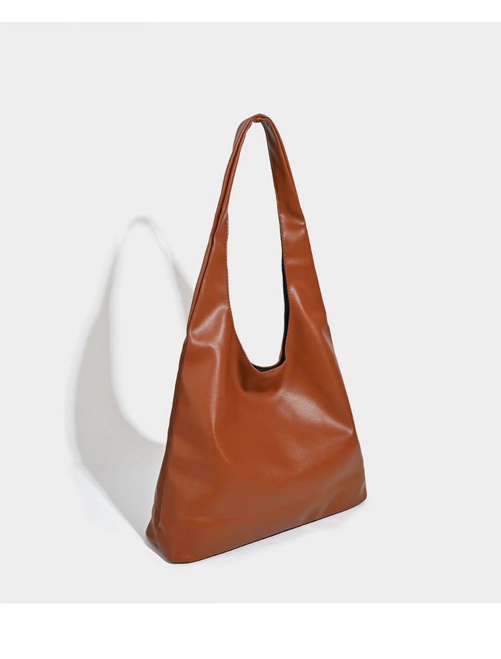 Luxury Shoulder Bag For Women Girls Totes Bags Fashion Commuting Large Capacity Soft Leather Underarm Shoulder Bag Handbag Women