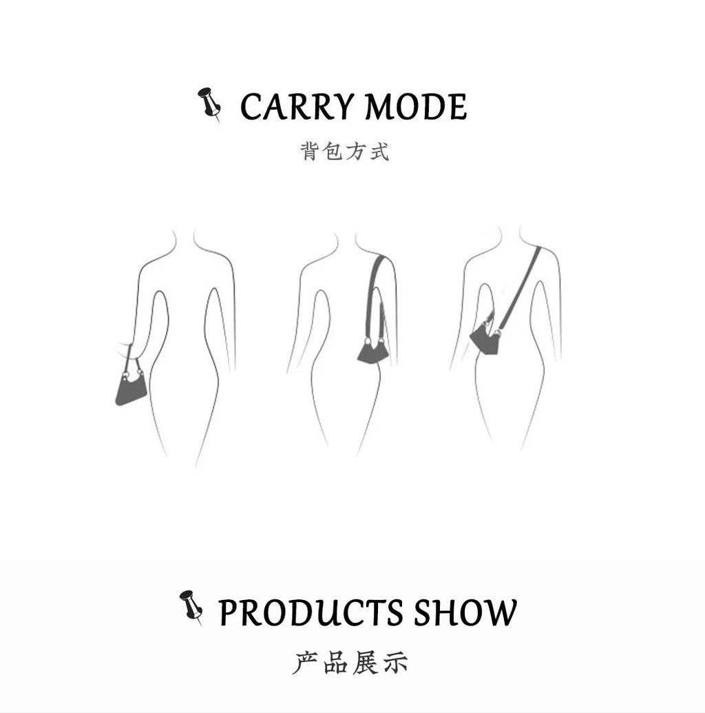 Casual Exquisite Crossbody Bag - French Niche New Style Trendy High-End European American Sweet Retro Bag