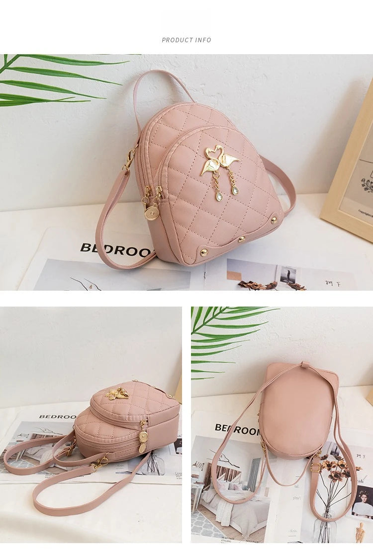 Women's Bags 2021 Fashion Backpack for Students Embroidered Small Backpack New Style