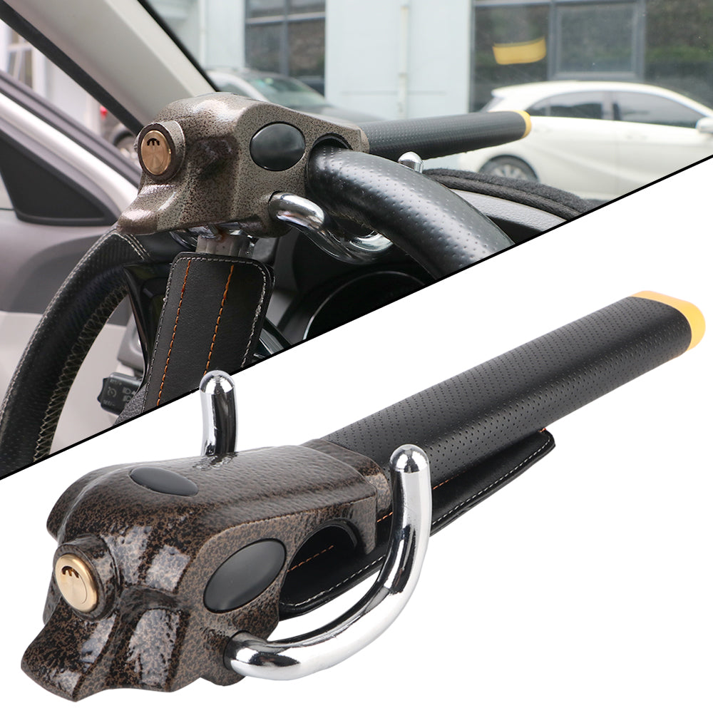 Car Steering Wheel Anti-Theft Lock Protection T-Locks Car Accessories Foldable Security Car Locks Automobile Steering Lock