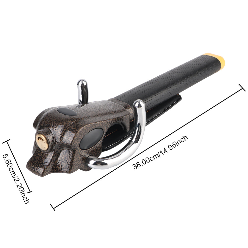 Car Steering Wheel Anti-Theft Lock Protection T-Locks Car Accessories Foldable Security Car Locks Automobile Steering Lock